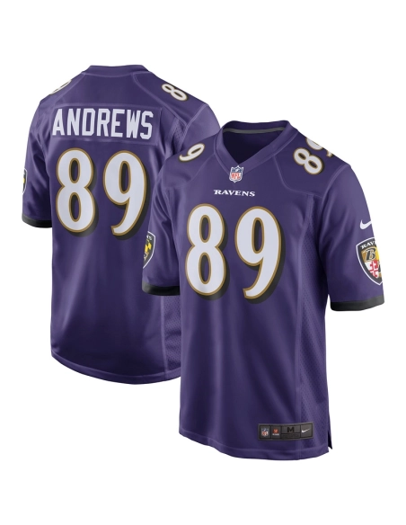 Mens Baltimore Ravens Mark Andrews Purple Game Jersey