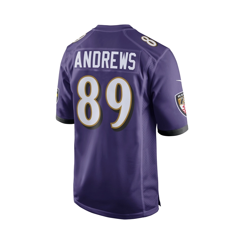 Mens Baltimore Ravens Mark Andrews Purple Game Jersey