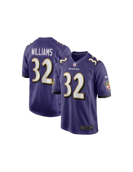 Mens Baltimore Ravens Marcus Williams Purple Player Game Jersey