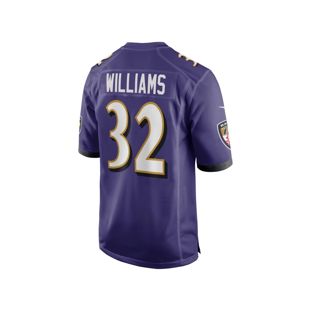 Mens Baltimore Ravens Marcus Williams Purple Player Game Jersey