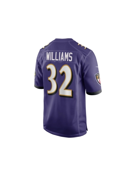 Mens Baltimore Ravens Marcus Williams Purple Player Game Jersey
