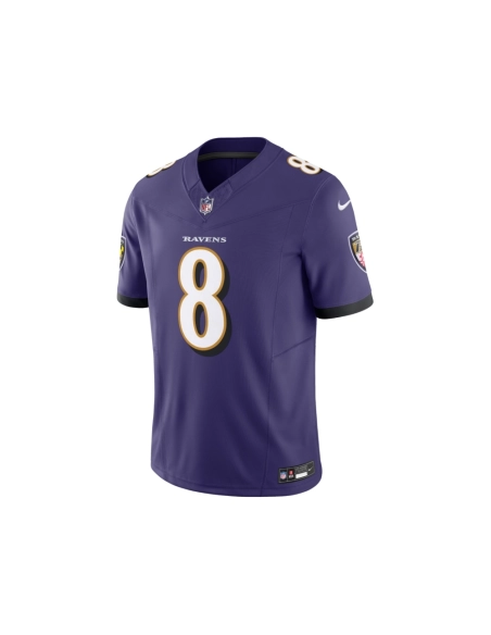 Mens Baltimore Ravens Lamar Jackson Purple Vapor F.U.S.E. Limited Jersey