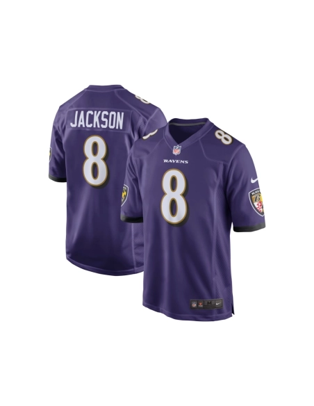 Mens Baltimore Ravens Lamar Jackson Purple Game Jersey