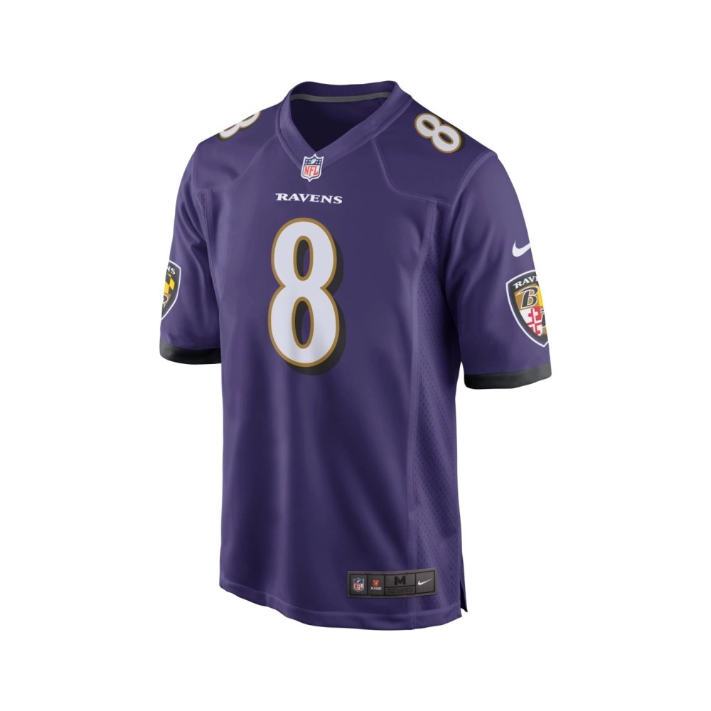 Mens Baltimore Ravens Lamar Jackson Purple Game Jersey