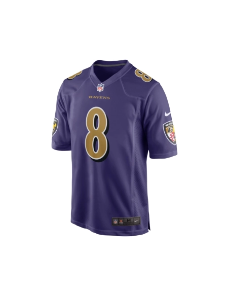Mens Baltimore Ravens Lamar Jackson Purple Alternate Game Jersey