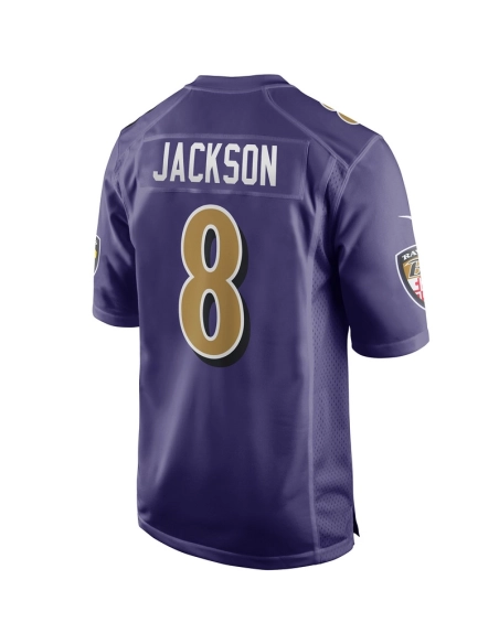 Mens Baltimore Ravens Lamar Jackson Purple Alternate Game Jersey
