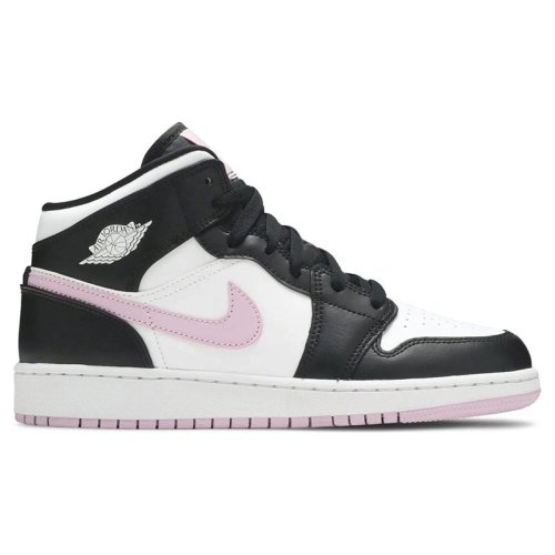 AIR JORDAN 1 MID GS WHITE LIGHT ARCTIC PINK 555112 103,AIR JORDAN 1 MID,Air Jordan