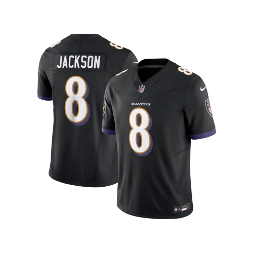 Mens Baltimore Ravens Lamar Jackson Black Vapor F.U.S.E. Limited Jersey