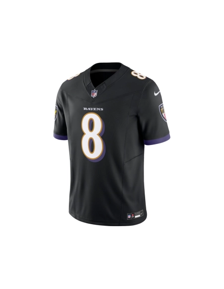 Mens Baltimore Ravens Lamar Jackson Black Vapor F.U.S.E. Limited Jersey