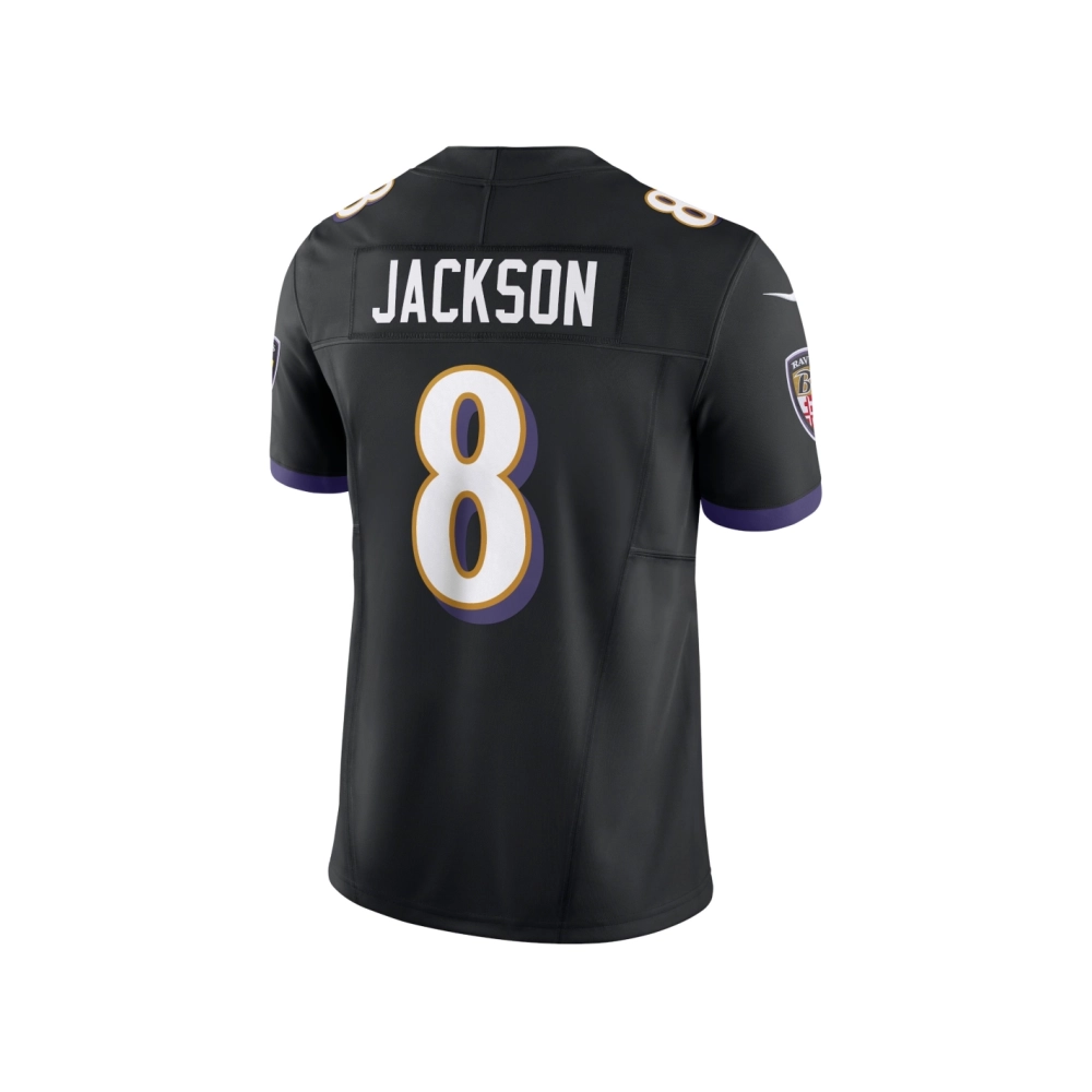 Mens Baltimore Ravens Lamar Jackson Black Vapor F.U.S.E. Limited Jersey