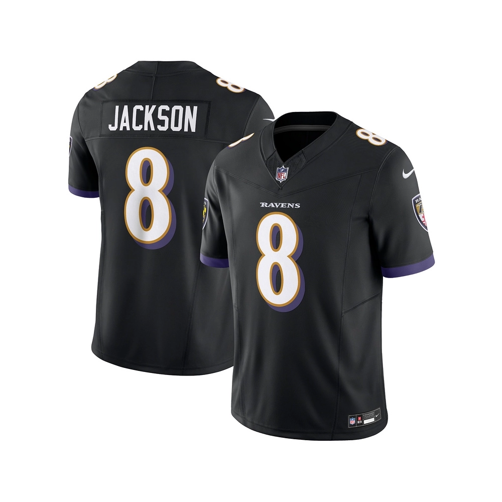 Mens Baltimore Ravens Lamar Jackson Black Vapor F.U.S.E. Limited Jersey
