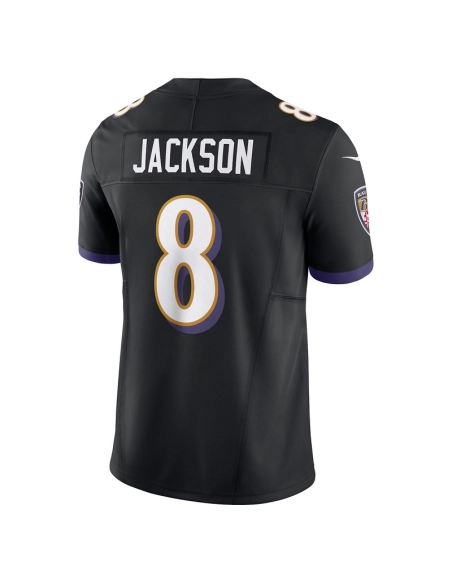 Mens Baltimore Ravens Lamar Jackson Black Vapor F.U.S.E. Limited Jersey