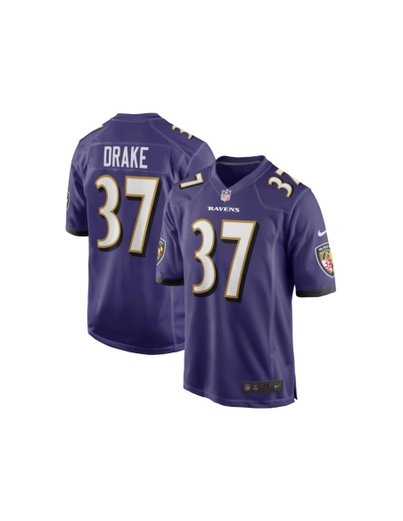 Mens Baltimore Ravens Kenyan Drake Purple Game Jersey