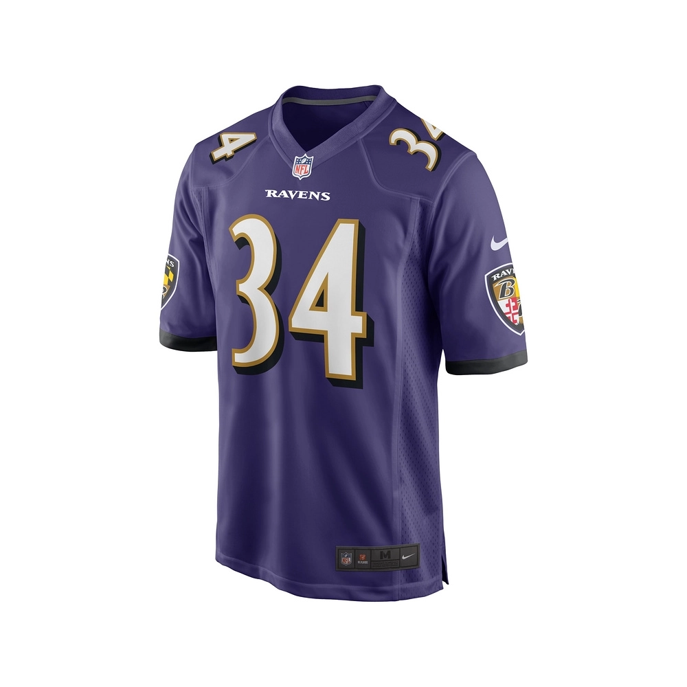 Mens Baltimore Ravens Keaton Mitchell Purple Game Jersey