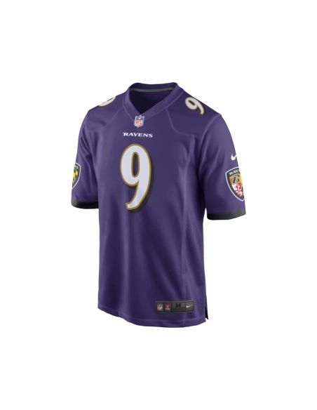 Mens Baltimore Ravens Justin Tucker Purple Game Jersey