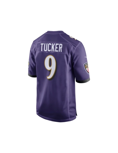 Mens Baltimore Ravens Justin Tucker Purple Game Jersey