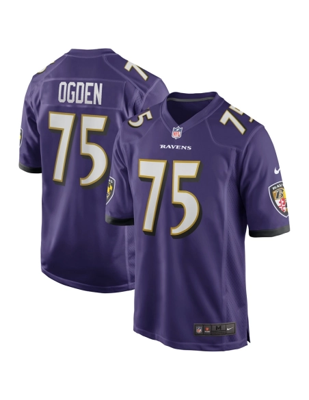 Mens Baltimore Ravens Jonathan Ogden Purple Retired Player Game Jersey