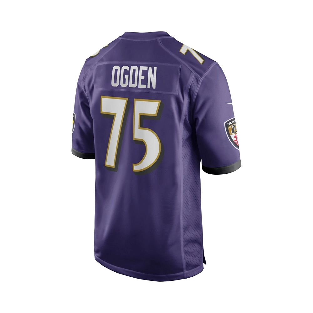 Mens Baltimore Ravens Jonathan Ogden Purple Retired Player Game Jersey