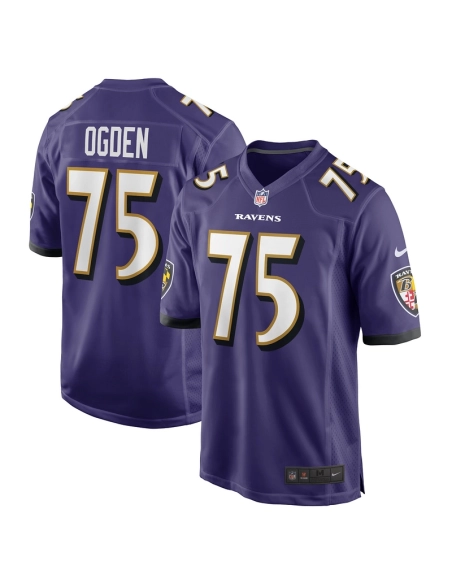 Mens Baltimore Ravens Jonathan Ogden Purple Game Retired Player Jersey