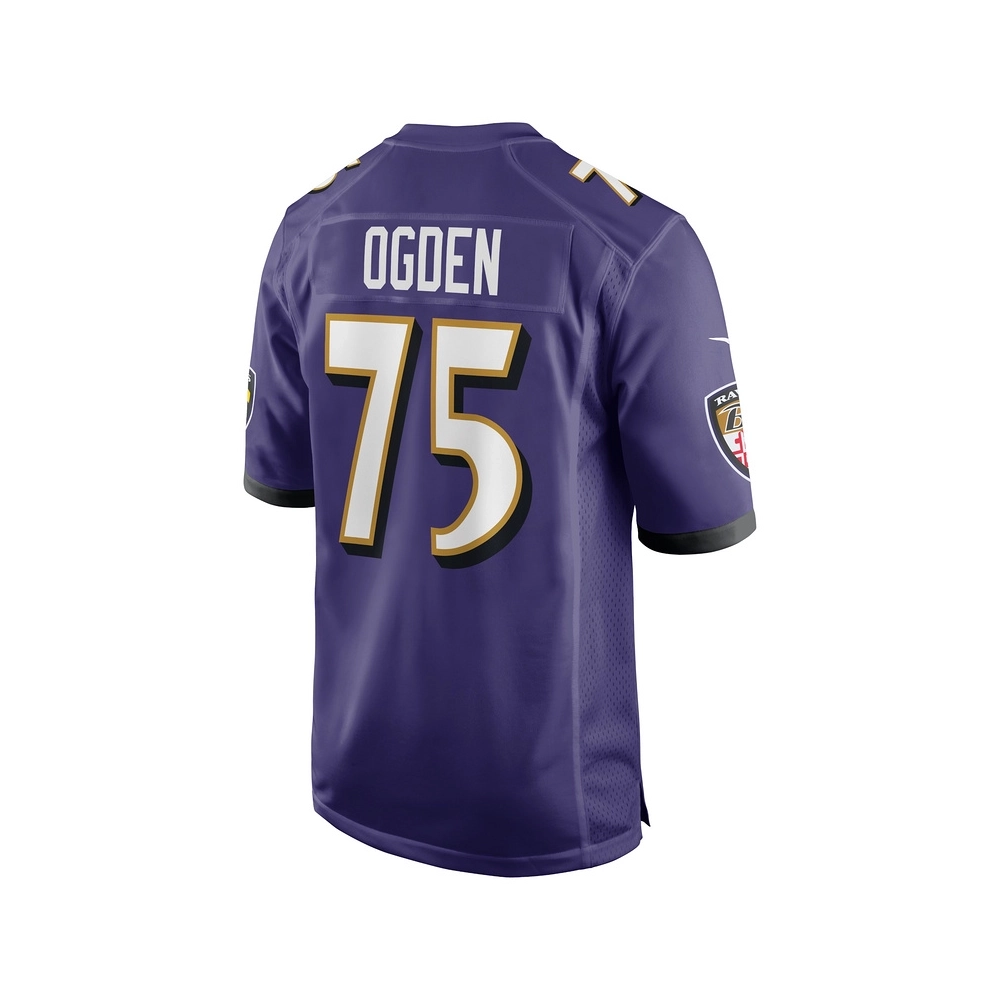 Mens Baltimore Ravens Jonathan Ogden Purple Game Retired Player Jersey