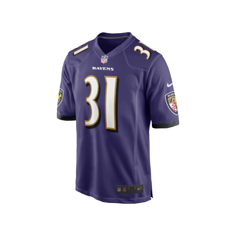 Mens Baltimore Ravens Jamal Lewis Purple Retired Player Game Jersey
