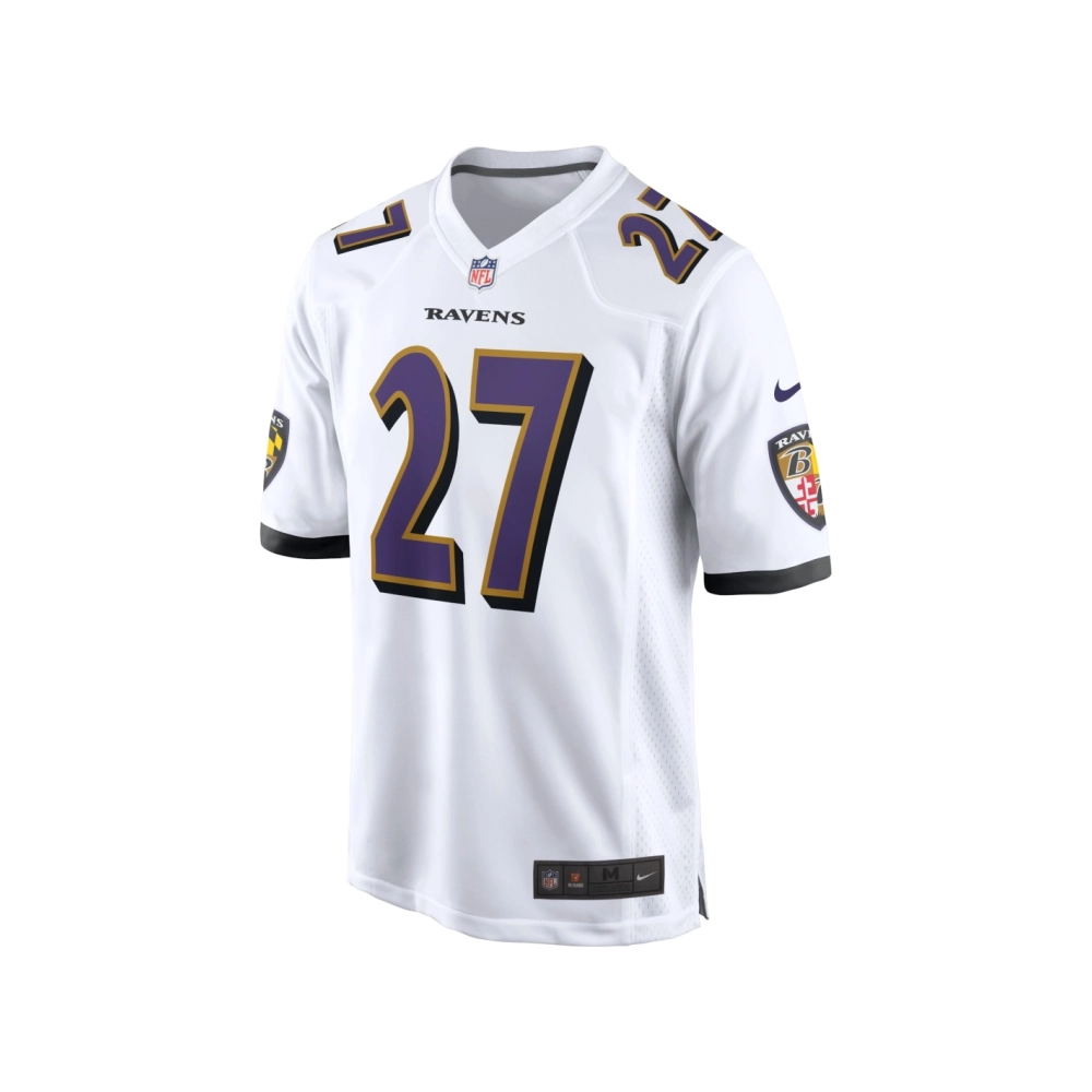 Mens Baltimore Ravens J.K. Dobbins White Game Jersey