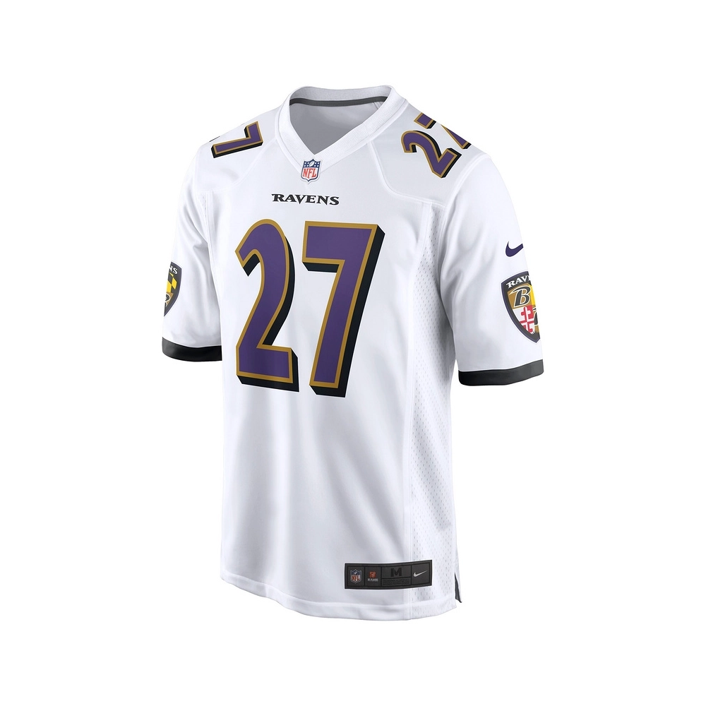 Mens Baltimore Ravens J.K. Dobbins White Game Jersey