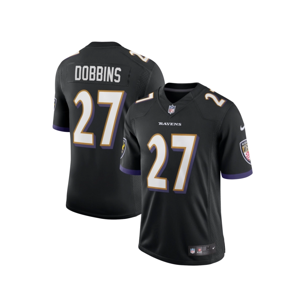 Mens Baltimore Ravens J.K. Dobbins Black Vapor Limited Jersey