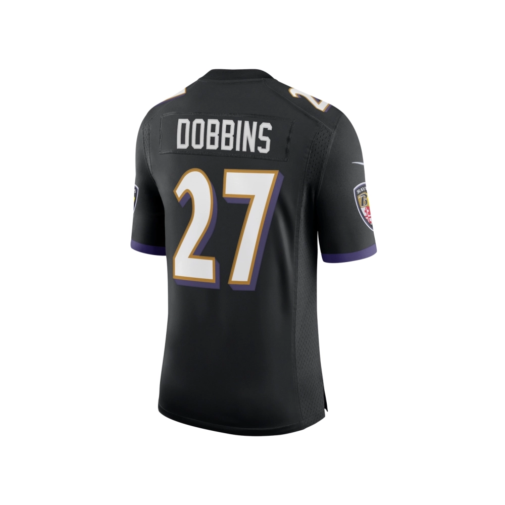 Mens Baltimore Ravens J.K. Dobbins Black Vapor Limited Jersey