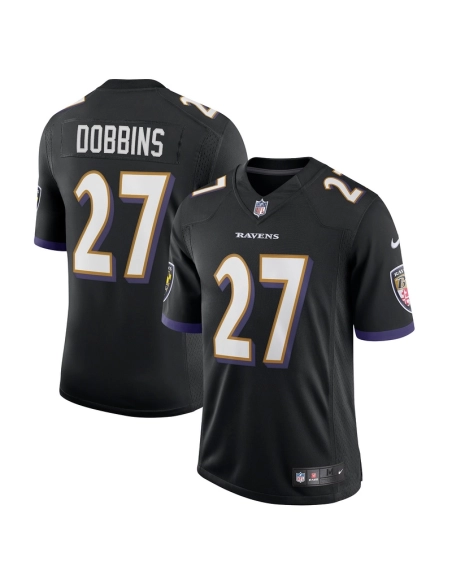 Mens Baltimore Ravens J.K. Dobbins Black Vapor Limited Jersey