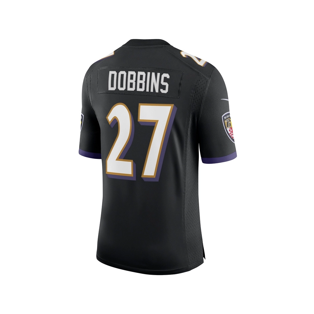Mens Baltimore Ravens J.K. Dobbins Black Vapor Limited Jersey