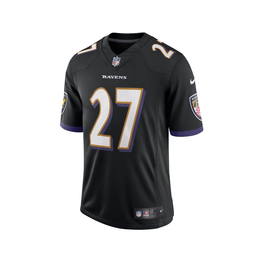 Mens Baltimore Ravens J.K. Dobbins Black Vapor Limited Jersey