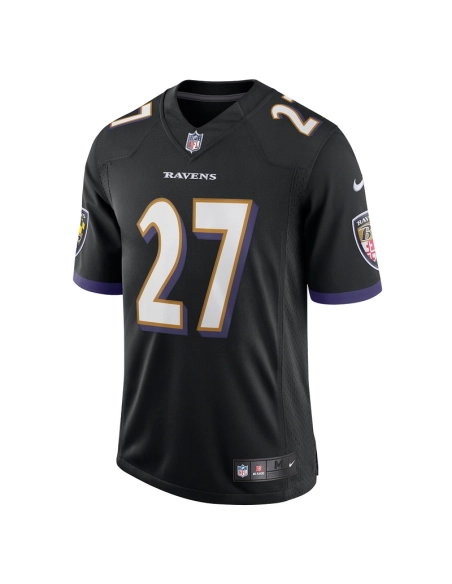 Mens Baltimore Ravens J.K. Dobbins Black Vapor Limited Jersey