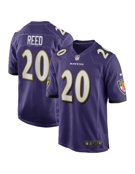 Mens Baltimore Ravens Ed Reed Purple Game Retired Player Jersey