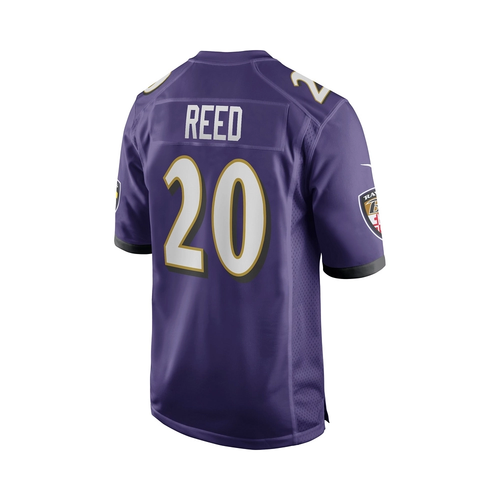 Mens Baltimore Ravens Ed Reed Purple Game Retired Player Jersey