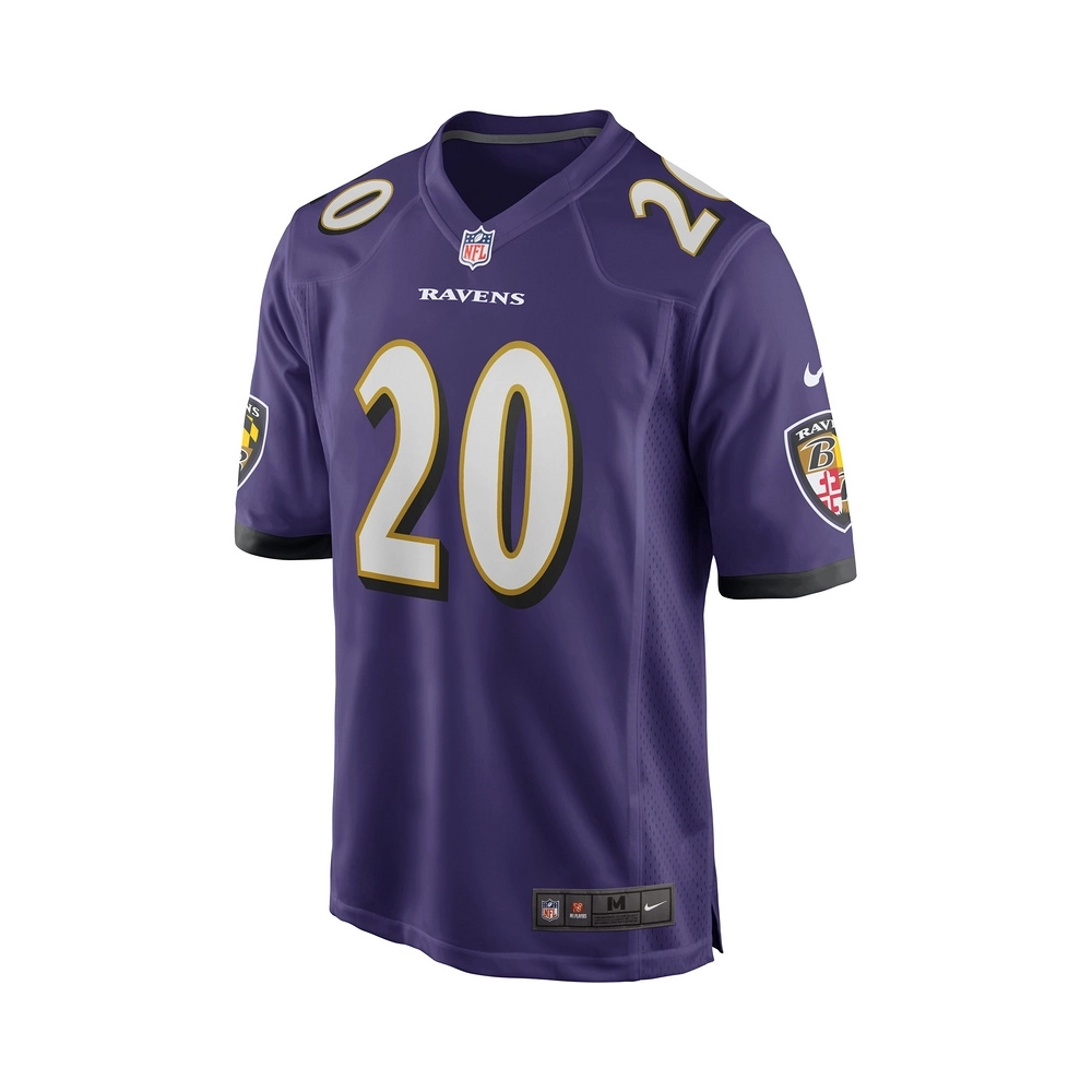 Mens Baltimore Ravens Ed Reed Purple Game Retired Player Jersey