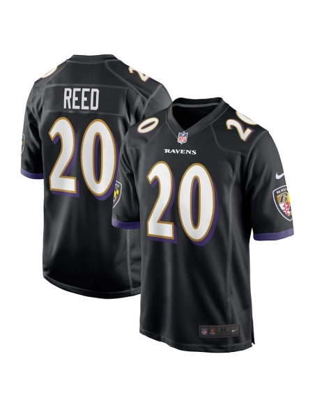Mens Baltimore Ravens Ed Reed Black Retired Player Jersey