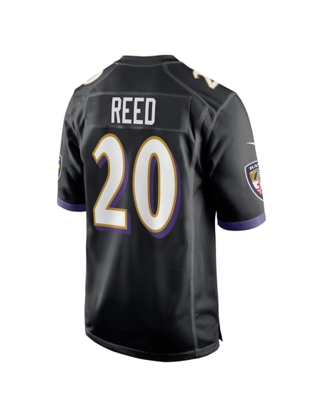 Mens Baltimore Ravens Ed Reed Black Retired Player Jersey