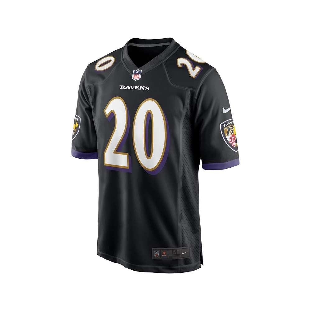 Mens Baltimore Ravens Ed Reed Black Retired Player Jersey