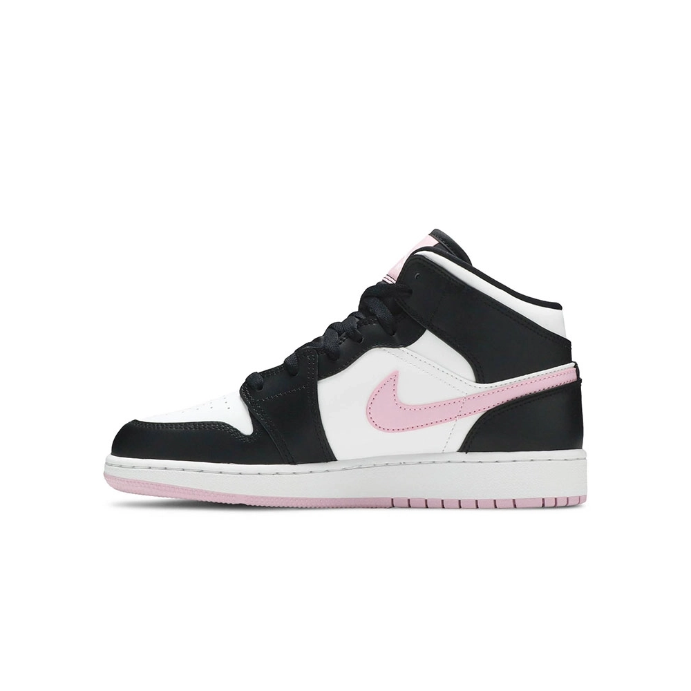 AIR JORDAN 1 MID GS WHITE LIGHT ARCTIC PINK 555112 103,AIR JORDAN 1 MID,Air Jordan