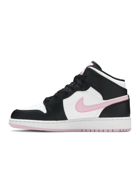 AIR JORDAN 1 MID GS WHITE LIGHT ARCTIC PINK 555112 103,AIR JORDAN 1 MID,Air Jordan