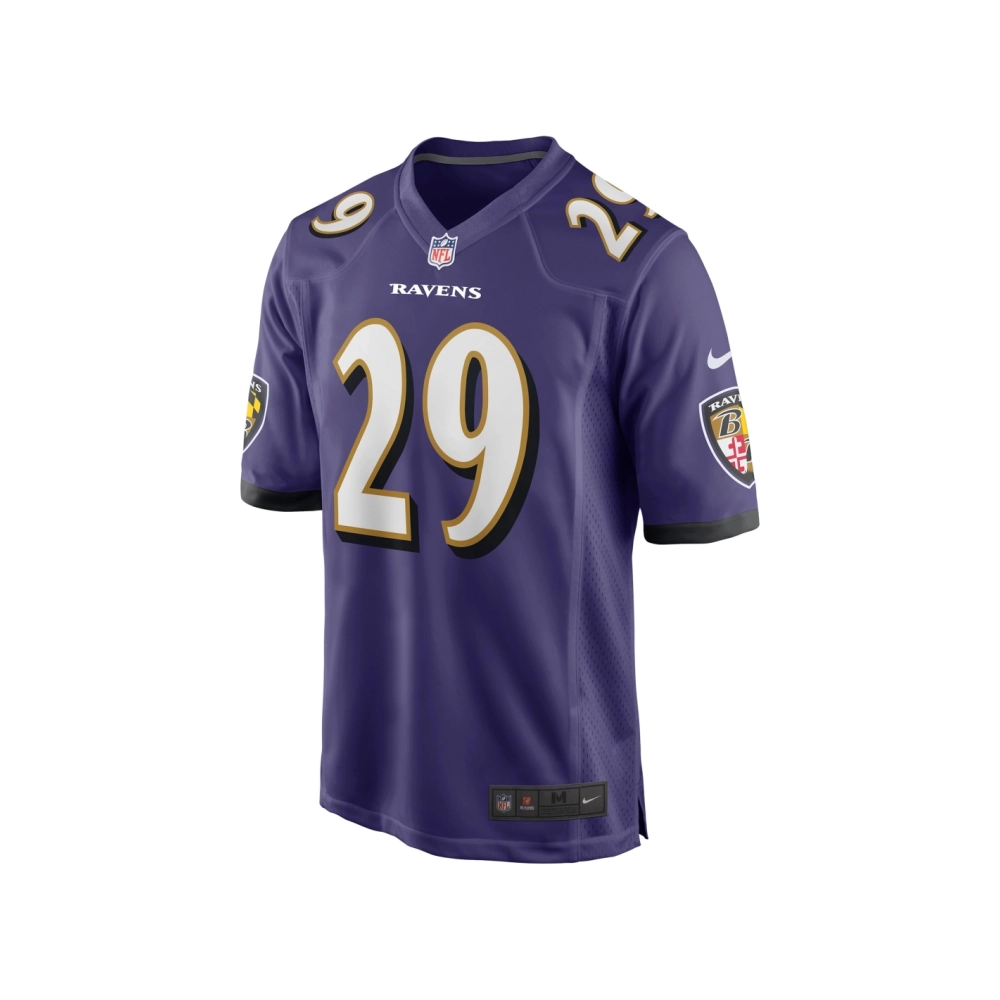 Mens Baltimore Ravens ArDarius Washington Purple Player Game Jersey