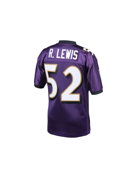 Mens Baltimore Ravens 2000 Ray Lewis Purple Throwback Retired Player Jersey