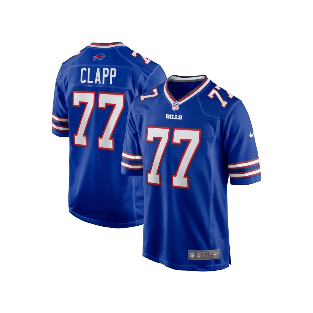 Mens Buffalo Bills Will Clapp Royal Game Jersey