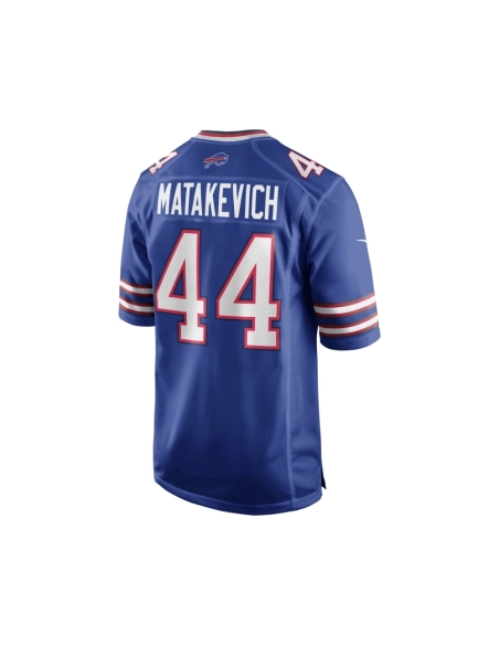 Mens Buffalo Bills Tyler Matakevich Royal Game Player Jersey