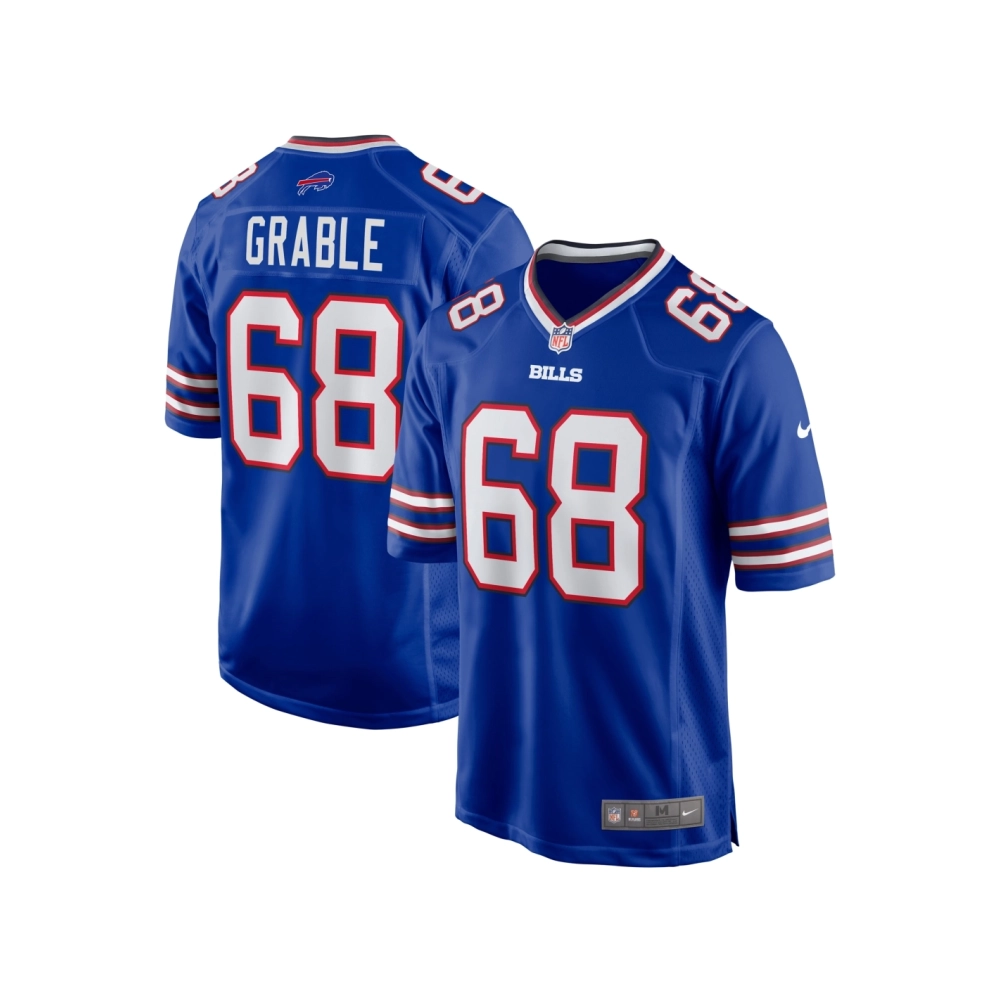 Mens Buffalo Bills Tylan Grable Royal Game Jersey