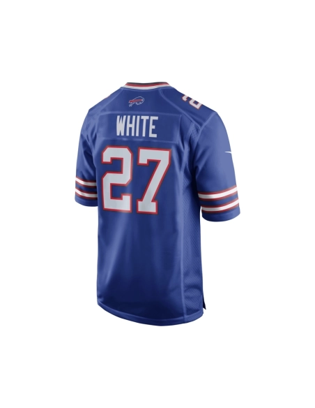 Mens Buffalo Bills TreDavious White Royal Team Game Player Jersey