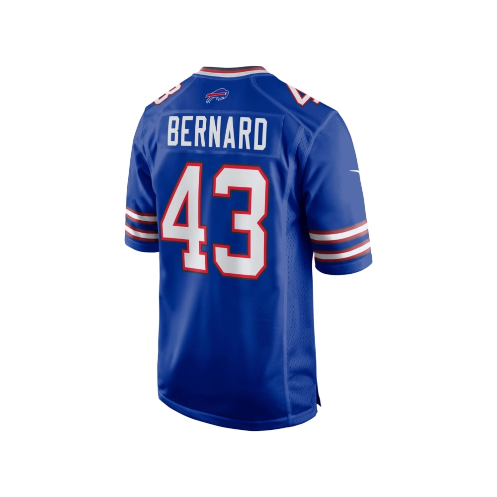 Mens Buffalo Bills Terrel Bernard Royal Game Player Jersey