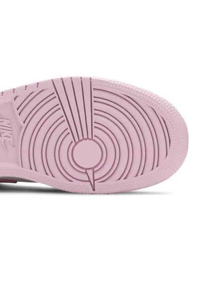 AIR JORDAN 1 MID GS WHITE LIGHT ARCTIC PINK 555112 103,AIR JORDAN 1 MID,Air Jordan