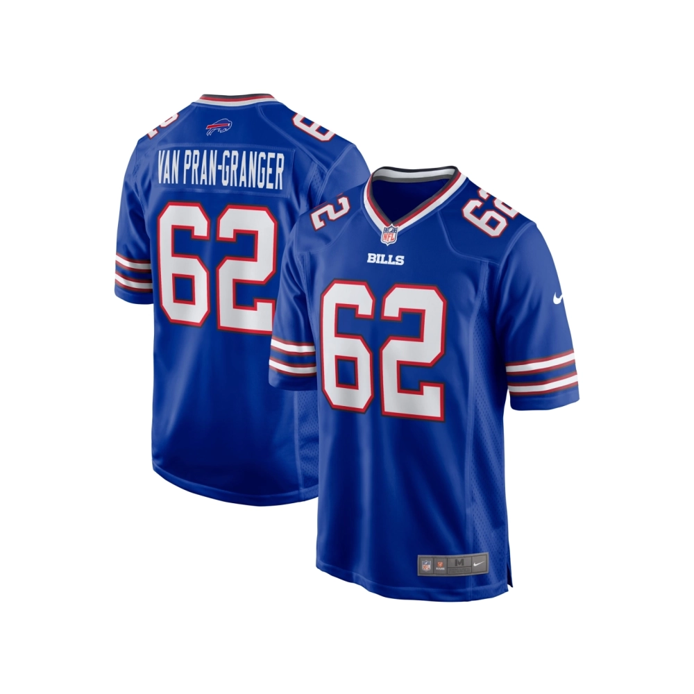 Mens Buffalo Bills Sedrick Van Pran-Granger Royal Game Jersey